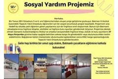 Tarsus SEV Ortaokulu’nun “Bir Kitap da Senden Olsun” adlı sosyal yardım projesine destek verdik!